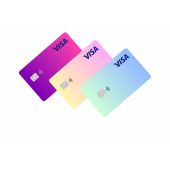 Предоплаченная банковская карта VISA PREPAID VIRTUAL 100 € (EU BANK)